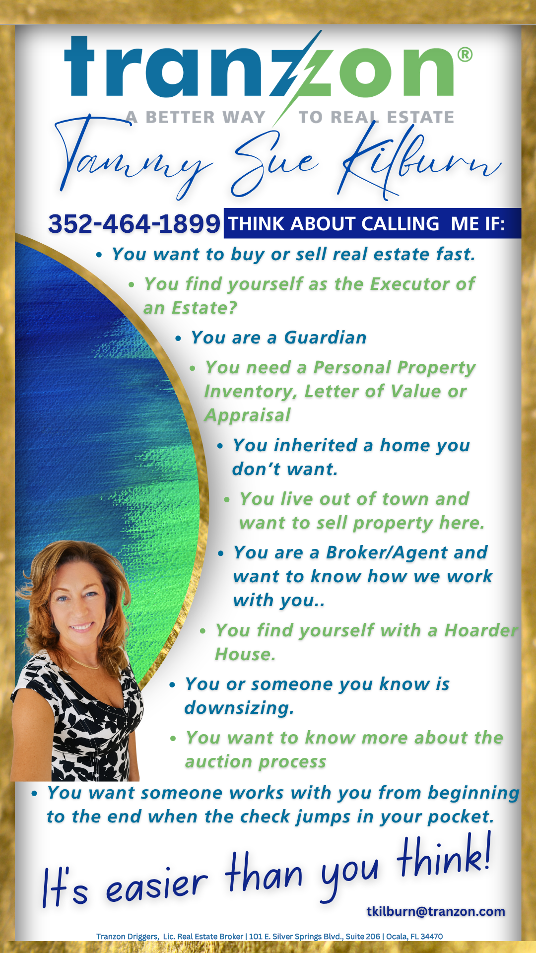 TAMMY SUE KILBURN TRANZON AUCTION ADVISOR