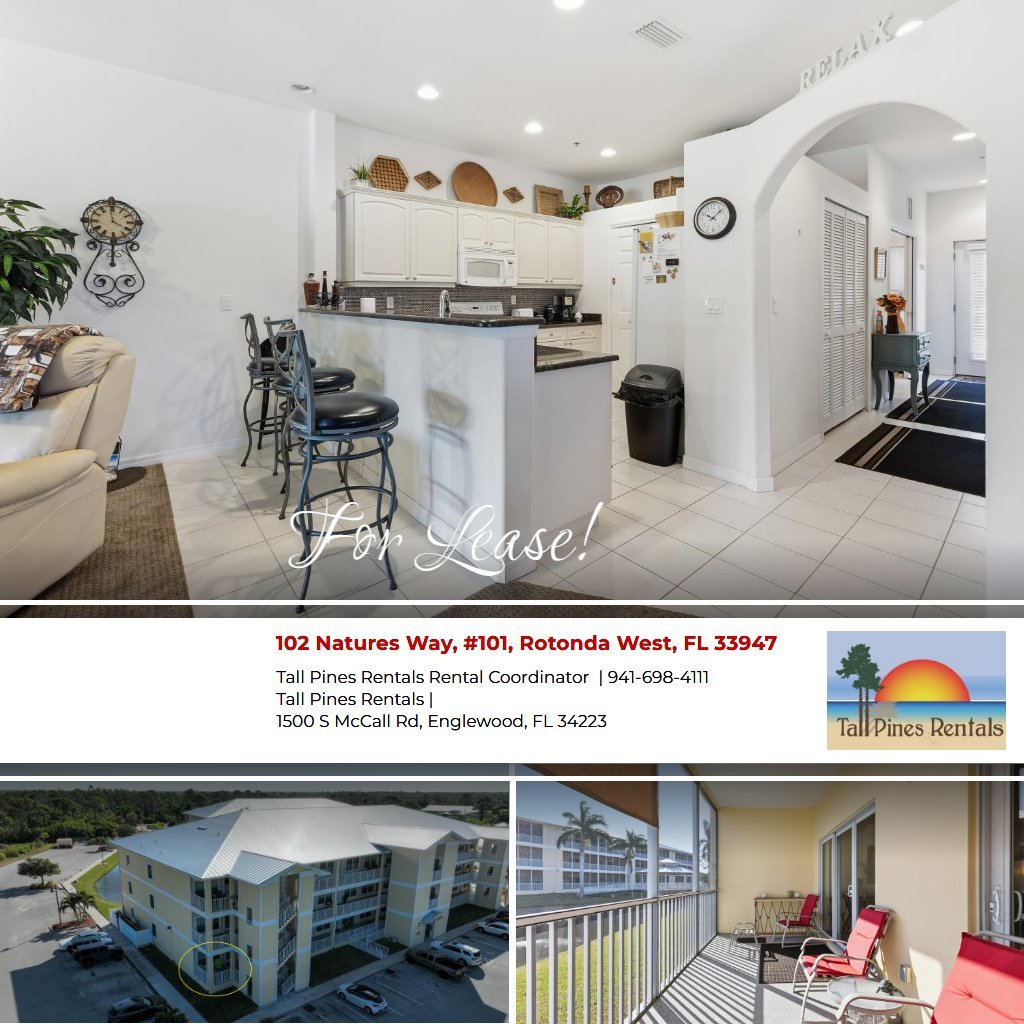 3/2; Waterside Condos; Rotonda West FL