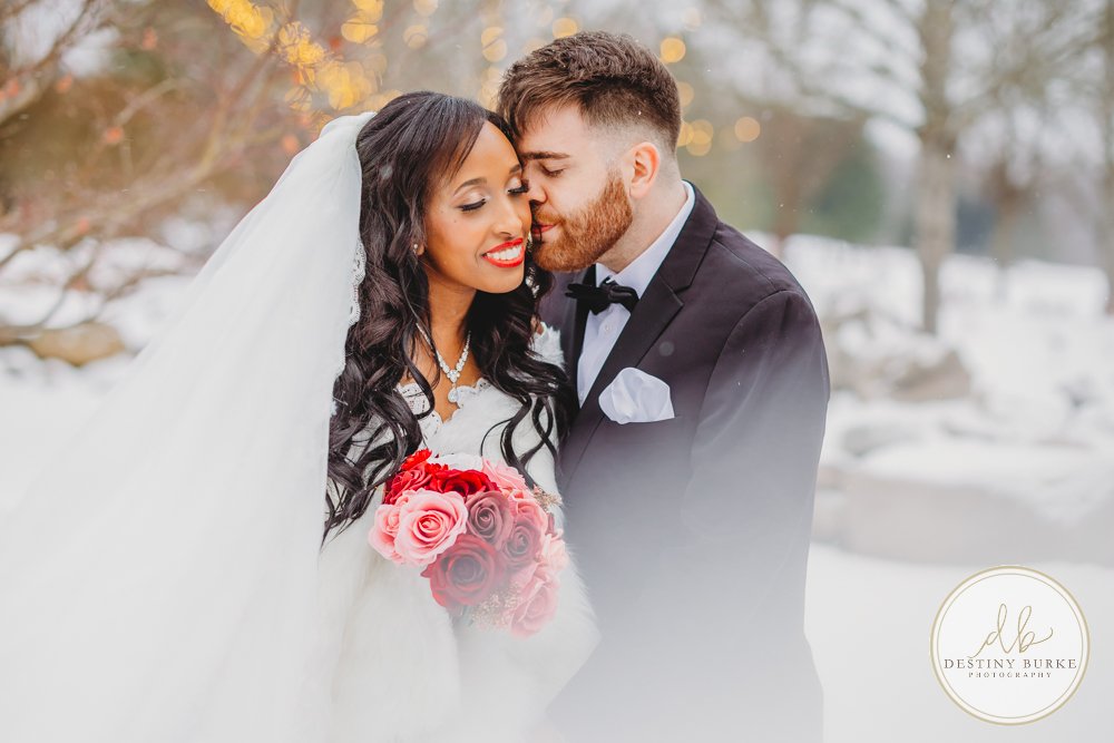 best wedding photographer near rochester ny brockport winter Sudanese ceremony snow