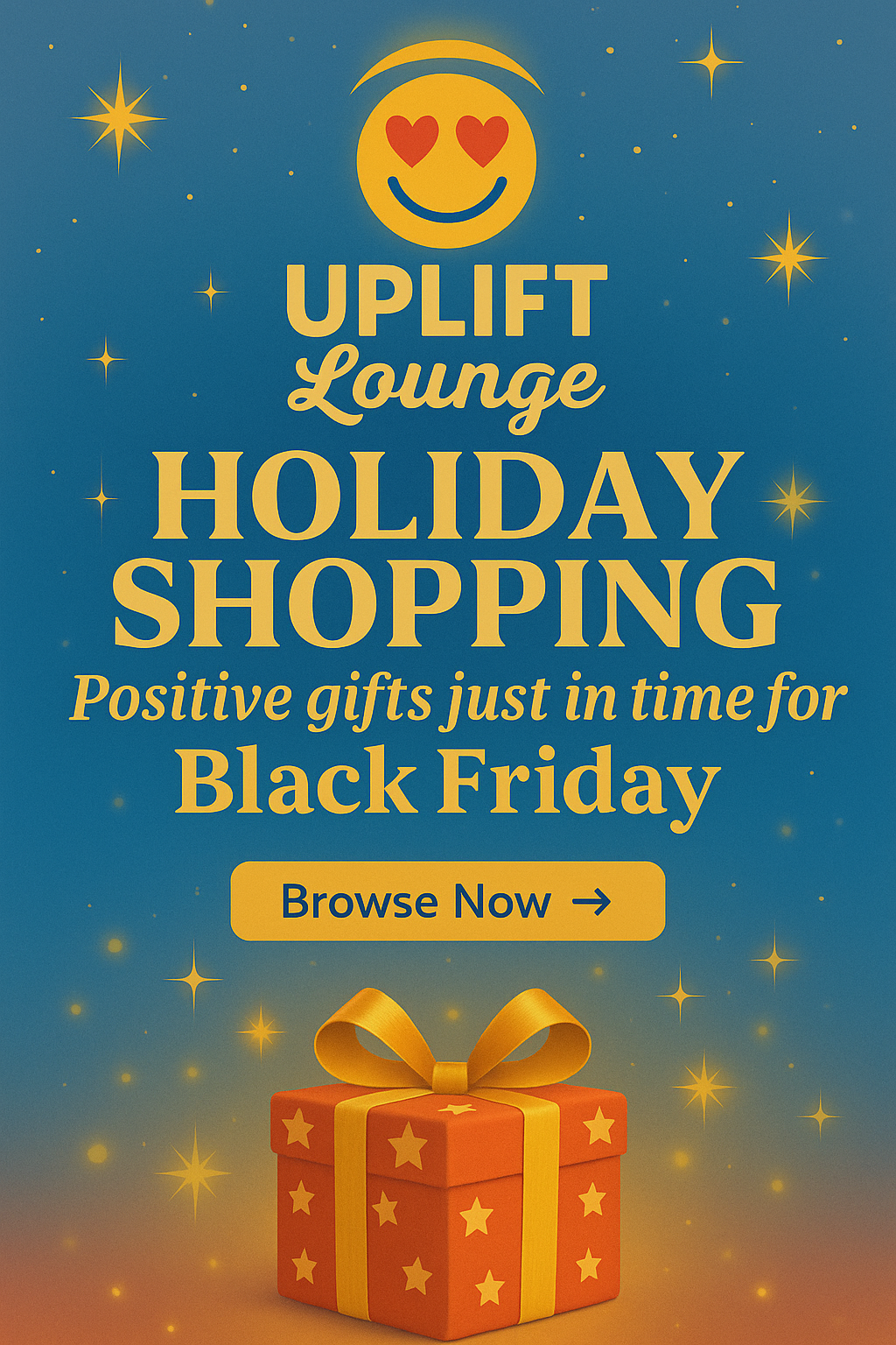 Uplift Lounge Holiday Shopping Banner