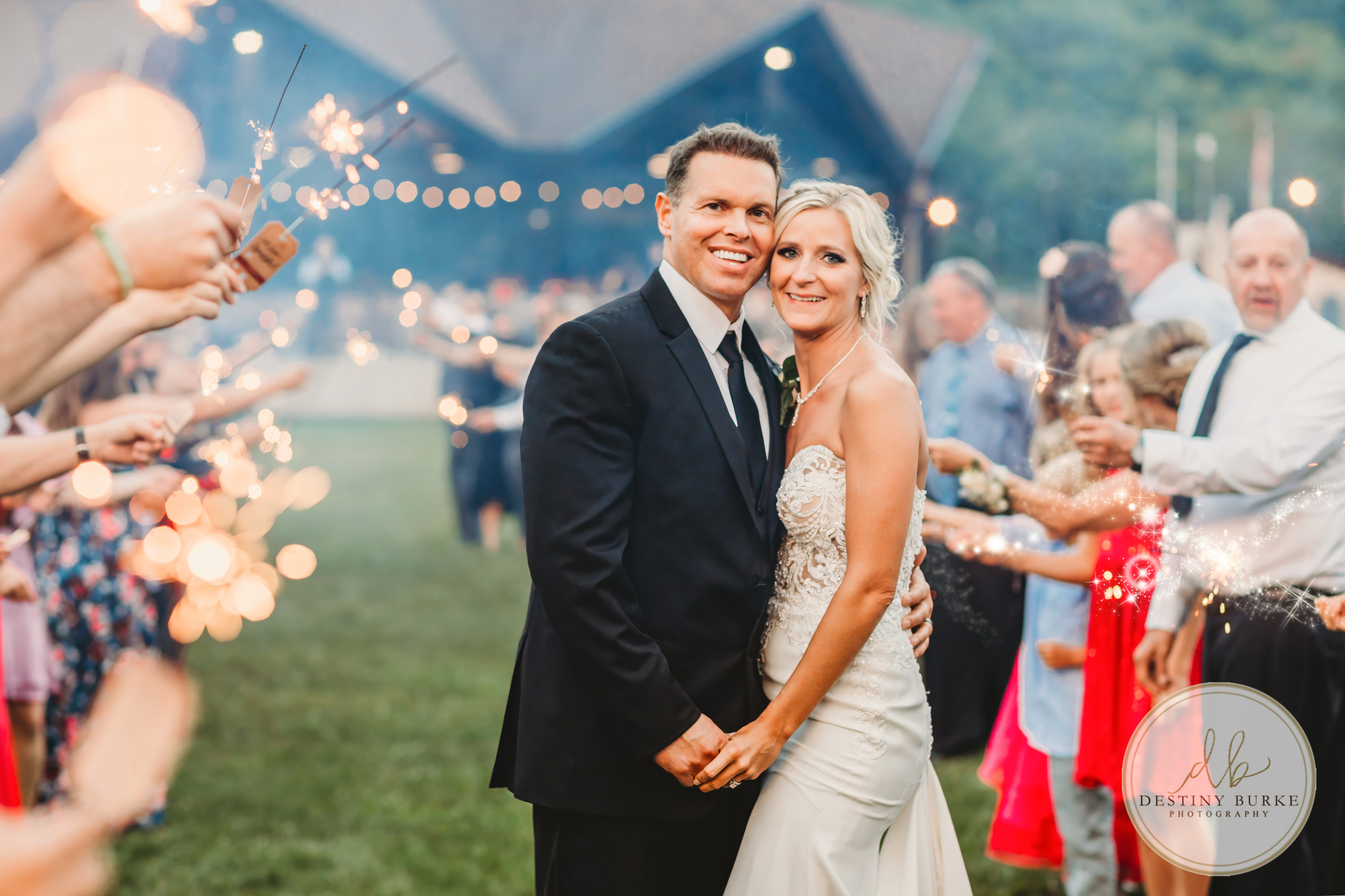 best wedding photographer near rochester ny bristol mountain venue photos sparkler exit