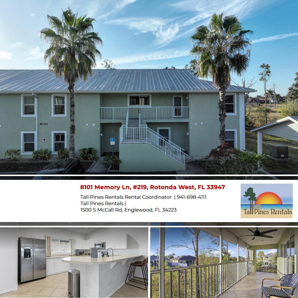3 Bed / 2 Bath; Top Floor; Spacious; Rotonda West